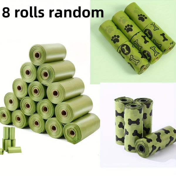 120 Count Dog Poop Bags with Dispenser-1