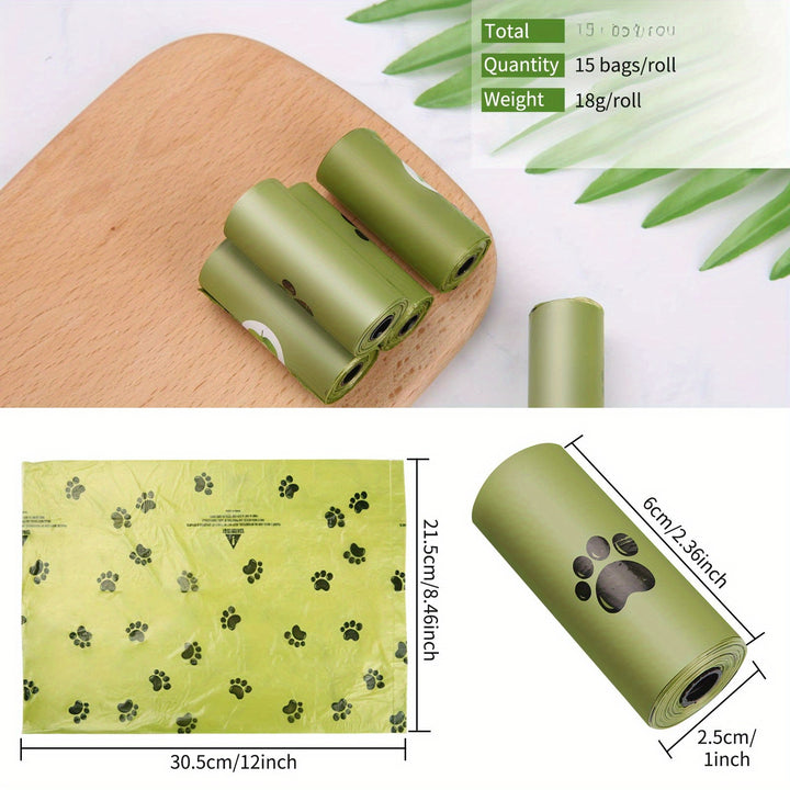 120 Count Dog Poop Bags with Dispenser-2