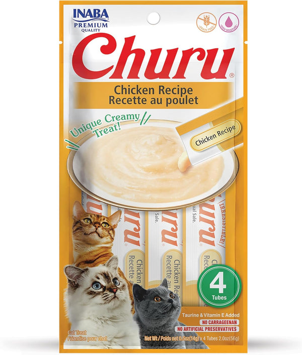 INABA Churu Chicken 56 G/4 Sticks Per Pack
