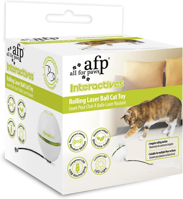 AFP- Interactive Rolling Laser Cat Toy