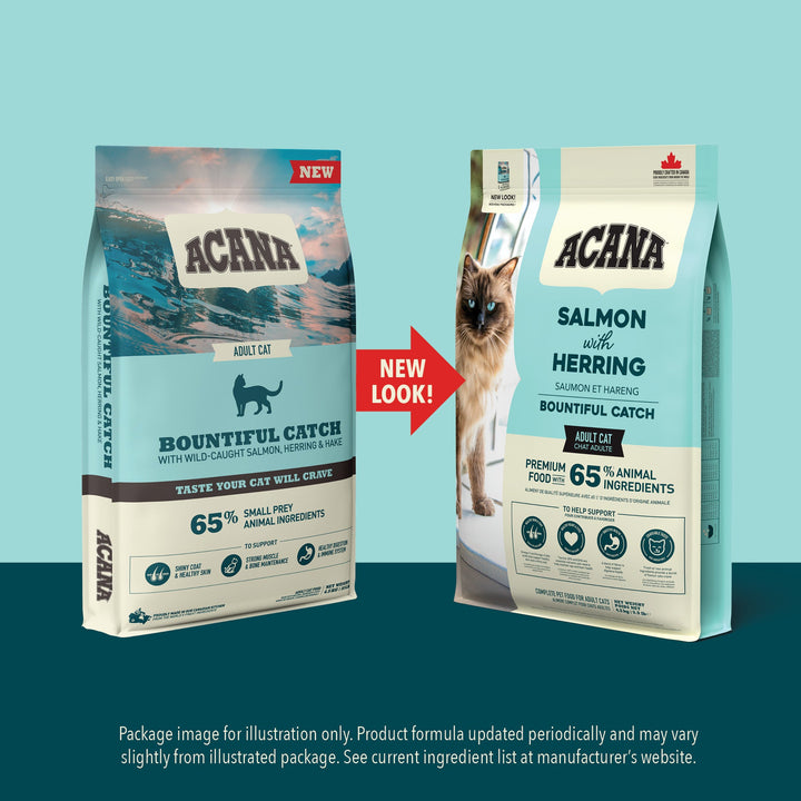 Acana Bountiful Catch Salmon With Whole Herring Adult Dry Cat Food-2