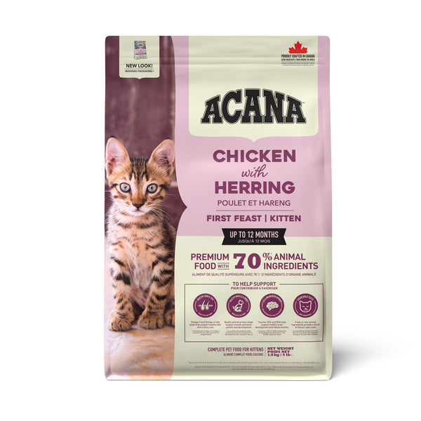 Acana First Feast Chicken With Herring Kitten Dry Food-1