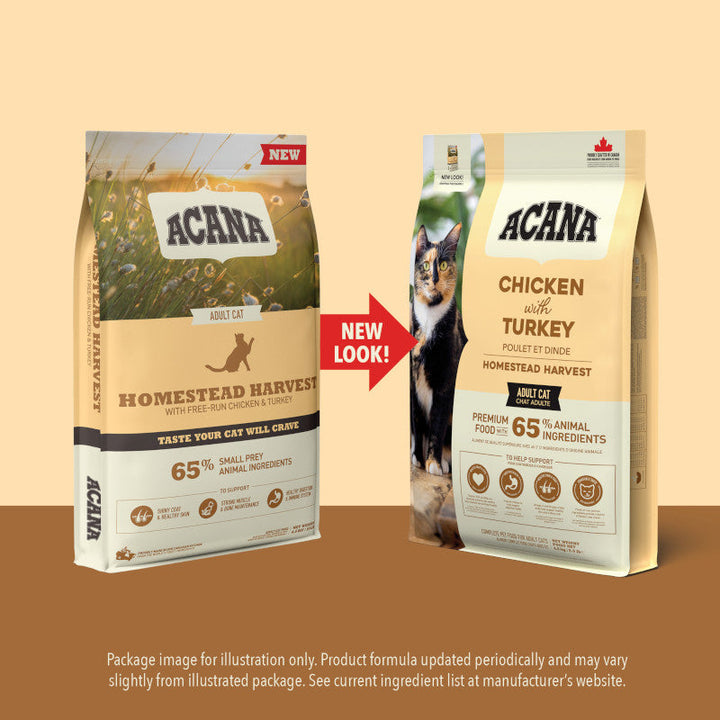 Acana Homestead Harvest Chicken With Turkey Dry Cat Food-1