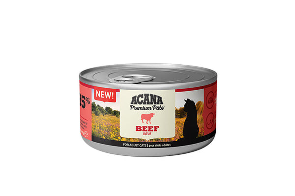 Acana Premium Beef Pate Cat Wet Food 85g-1
