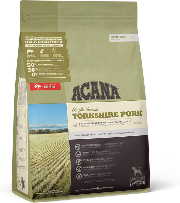 Acana Yorkshire Pork Dog Grain-Free Dry Food-1