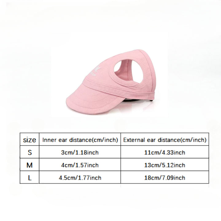 Adjustable Dog Sun Hat with Elastic Band-3
