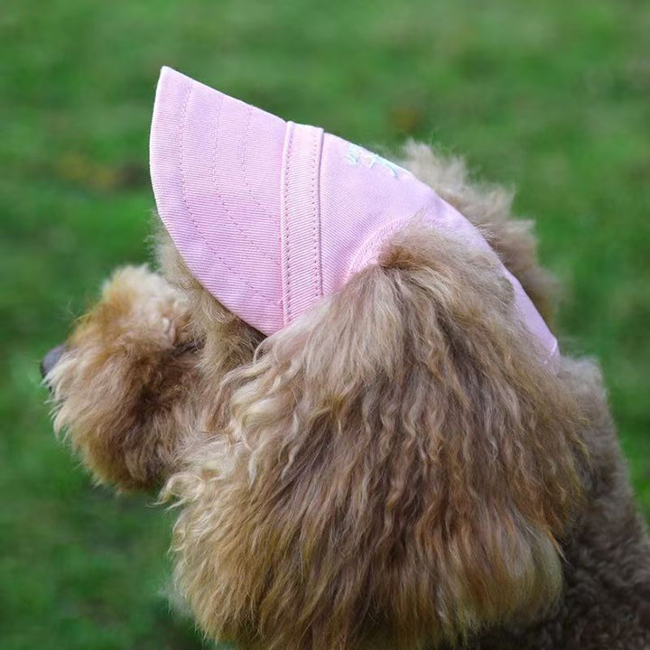Adjustable Dog Sun Hat with Elastic Band-4