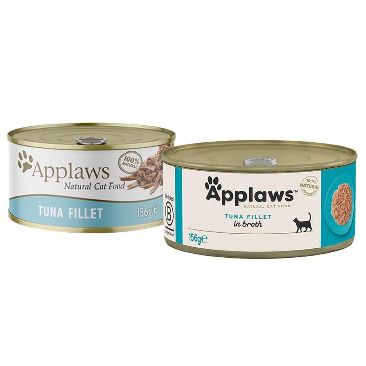 Applaws Natural Tuna Fillet Wet Cat Food 156G-2