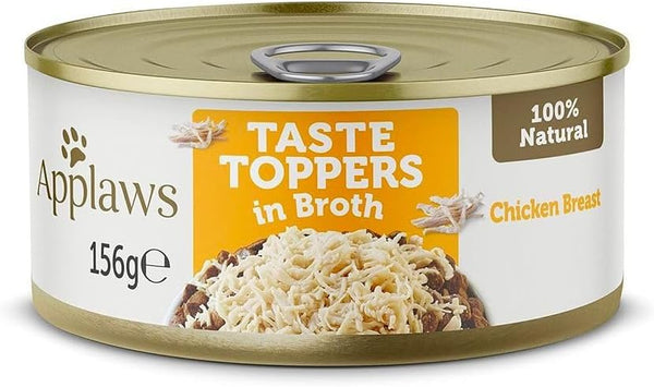 Applaws Taste Topper in Broth Chicken Ham Dog Tin