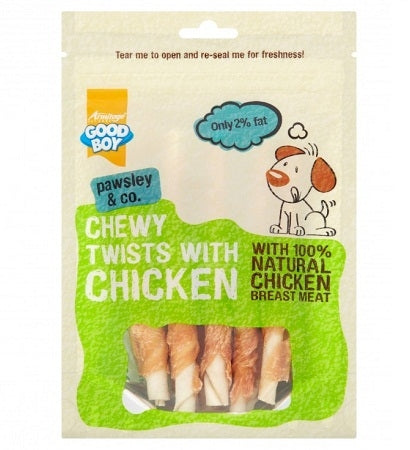Armitage Good Boy Chewy Chicken Twists Dog Treats-1