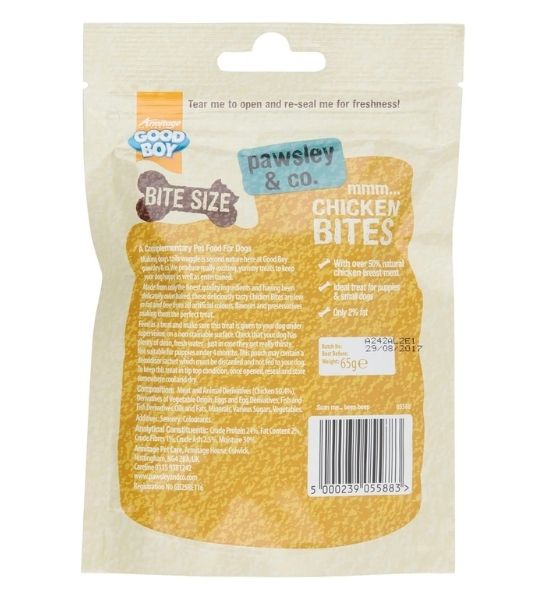 Armitage Good Boy Deli Bites Chicken Dog Treats 65G-2