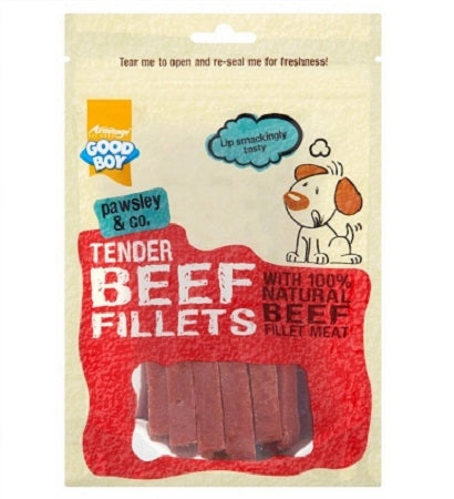 Armitage Good Boy Tender Beef Fillets Dog Treats 90G-1