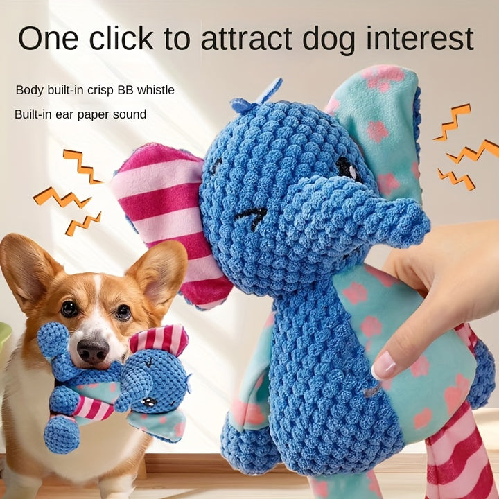 Assorted Plush Squeaky Dog Toys-2