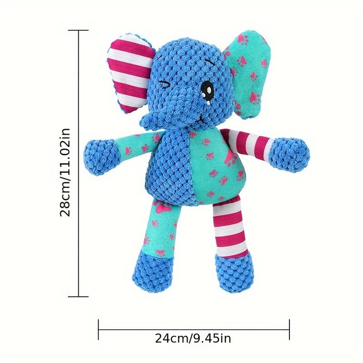 Assorted Plush Squeaky Dog Toys-4