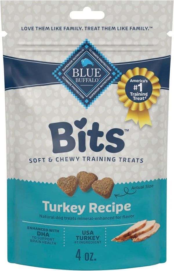 Blue Buffalo Bits Turkey Recipe Dog Treats-1
