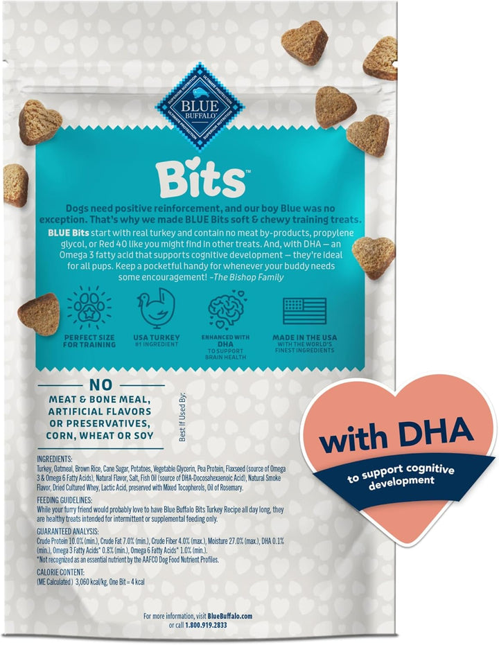 Blue Buffalo Bits Turkey Recipe Dog Treats-2