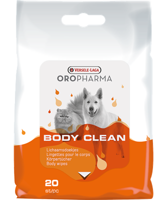 Body Clean Less Material Oropharms Body Clean wipes – Pet Kart