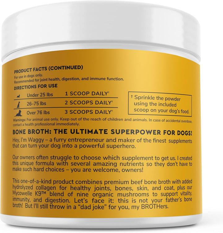 Bone Broth Powder with Organic Mushrooms & Collagen for Digestion-7
