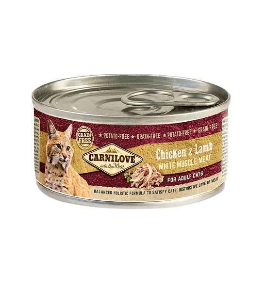 Carnilove Chicken & Lamb Adult Wet Cat Food 100G-1