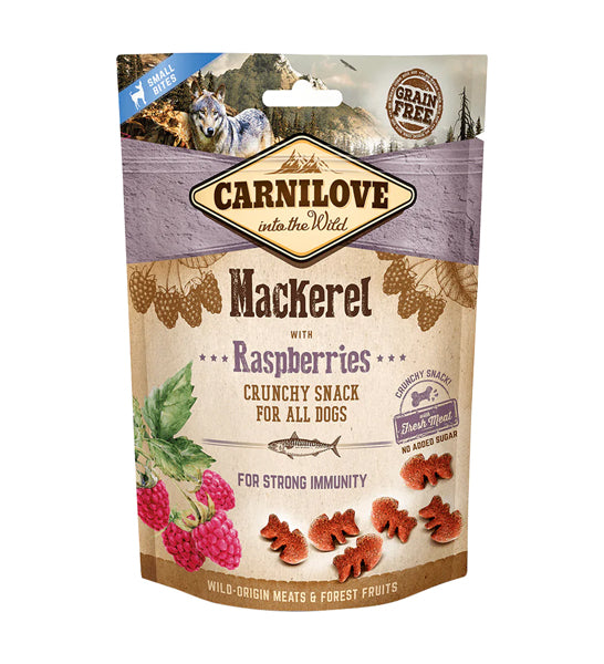 Carnilove Mackerel with Raspberries Crunchy Snack for Dogs 200G-1
