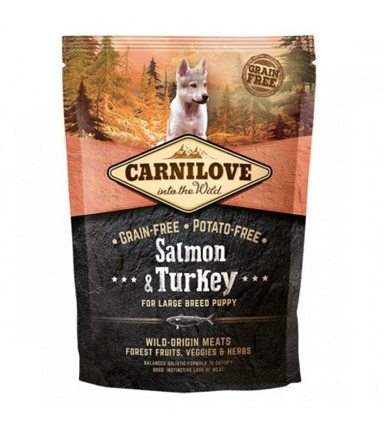 Carnilove Salmon & Turkey Large Breed Puppy Dry Food-1