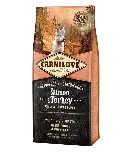 Carnilove Salmon & Turkey Large Breed Puppy Dry Food-2