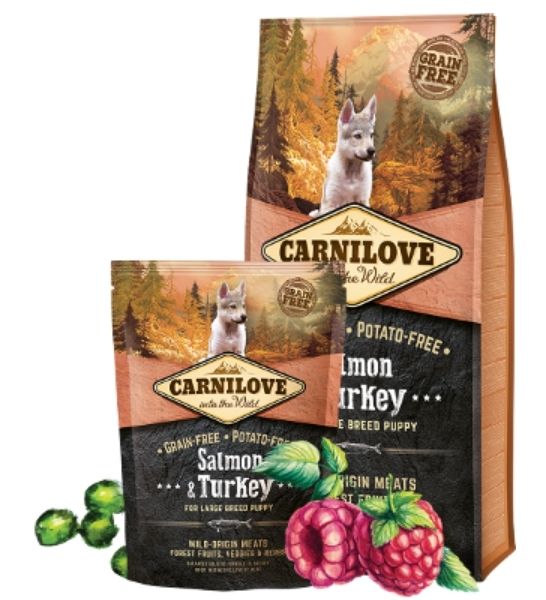 Carnilove Salmon & Turkey Large Breed Puppy Dry Food-4