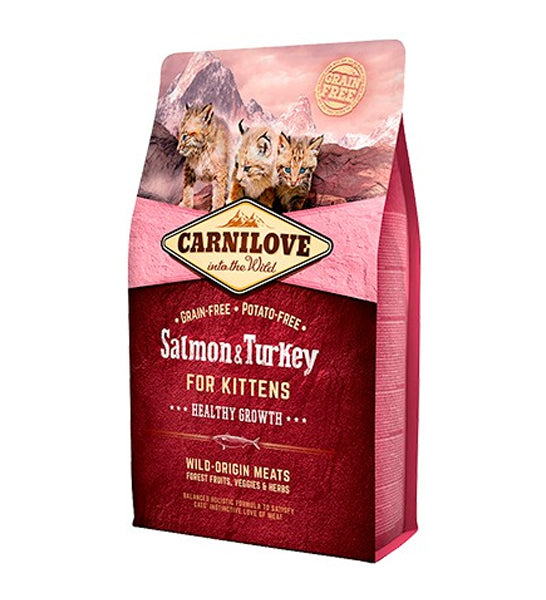 Carnilove Salmon & Turkey for Kittens Dry Food-1