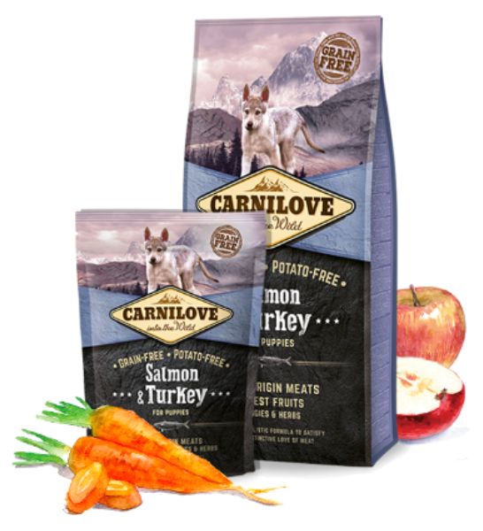 Carnilove Salmon & Turkey for Puppies Dry Food-3