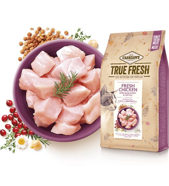 Carnilove True Fresh Chicken for Adult Cats Dry Food 1.8KG-2