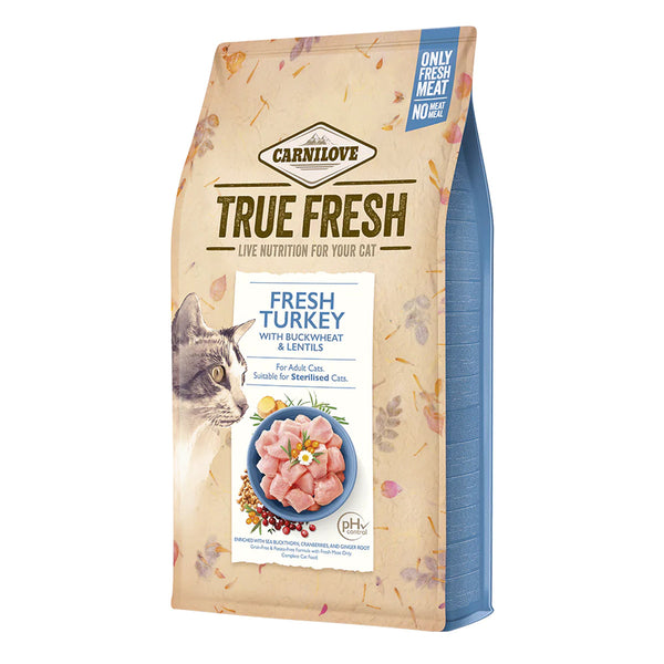 Carnilove True Fresh Turkey for Adult Cats Dry Food 1.8KG-1