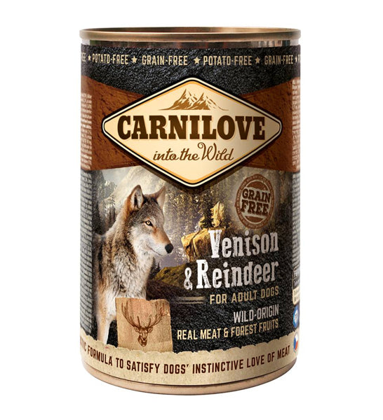 Carnilove Venison & Reindeer for Adult Dog Wet Food 400G-1