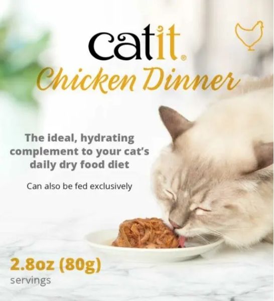 Catit Chicken Dinner with Tasty Beef & Pumpkin 80G-2