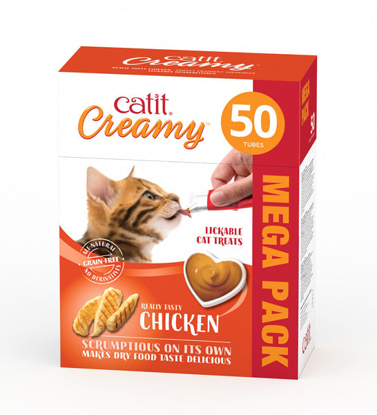 Catit Creamy Treats Mega Pack Chicken for Cats-1