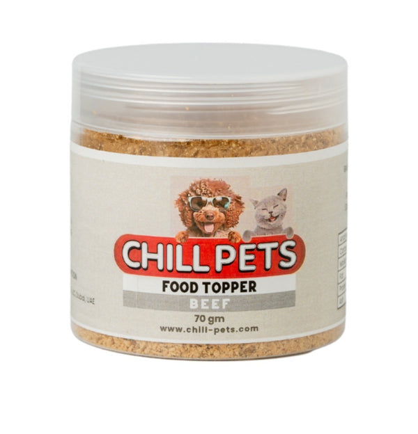 Chill Pets Food Topper for Dogs and Cats-Beef-70g