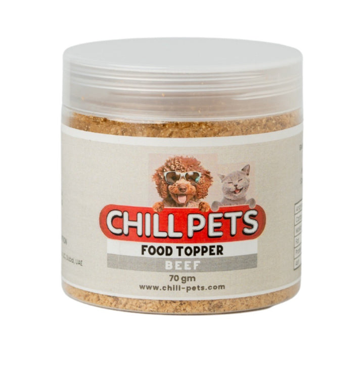 Chill Pets Food Topper for Dogs and Cats-Beef-70g