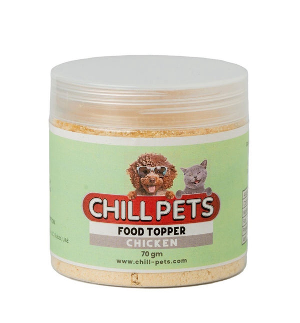 Chill Pets Food Topper for Dogs and Cats-Chicken Flavour-70g