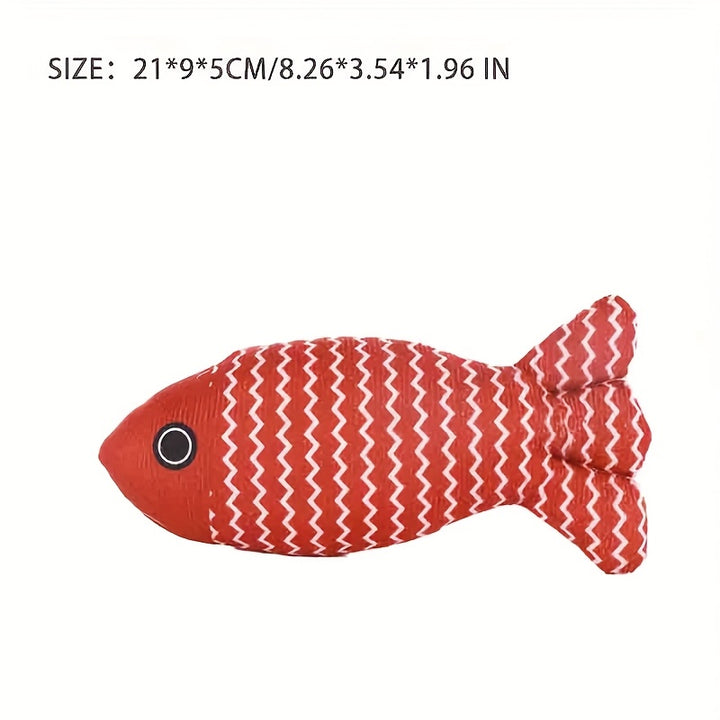 Crinkle Fish-Shaped Cat Toy-2