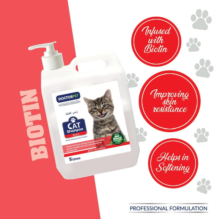 Doctor Pet Cat Shampoo Biotin 5L-2