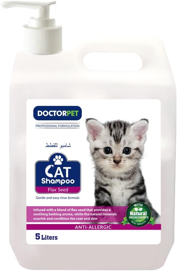  Doctor Pet Cat Shampoo Flax Seed -1