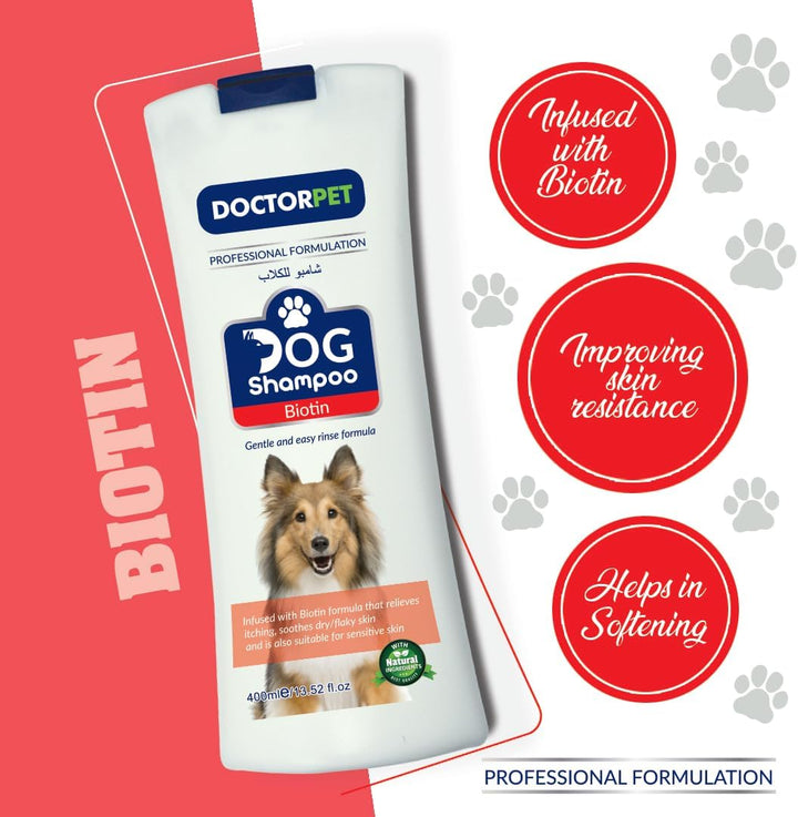 Doctor Pet Dog Shampoo Biotin 400ML-3