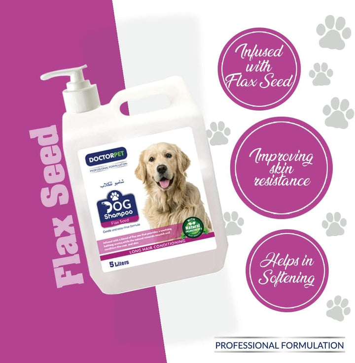  Doctor Pet Dog Shampoo Flax Seed-2