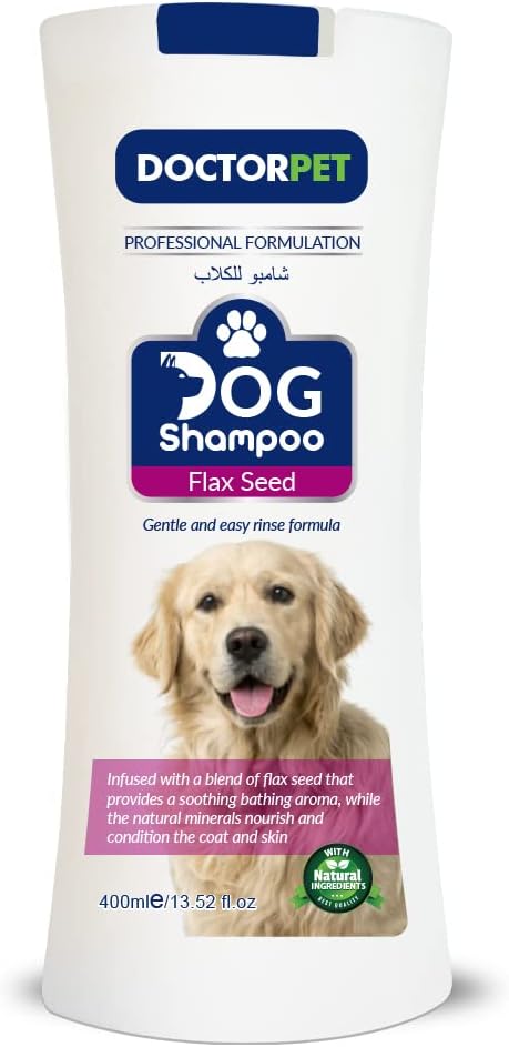  Doctor Pet Dog Shampoo Flax Seed 400ml-1