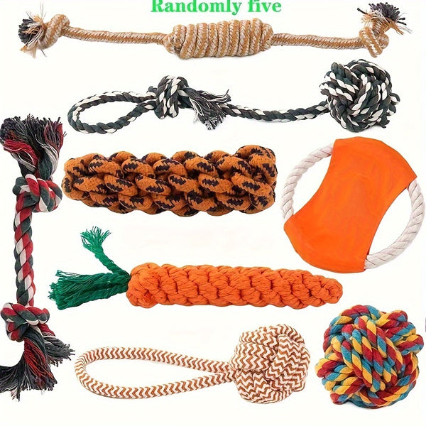 Dog Chew Toy Rope Knot Set-1
