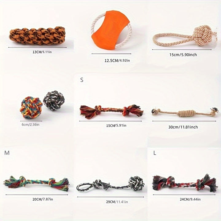 Dog Chew Toy Rope Knot Set-2