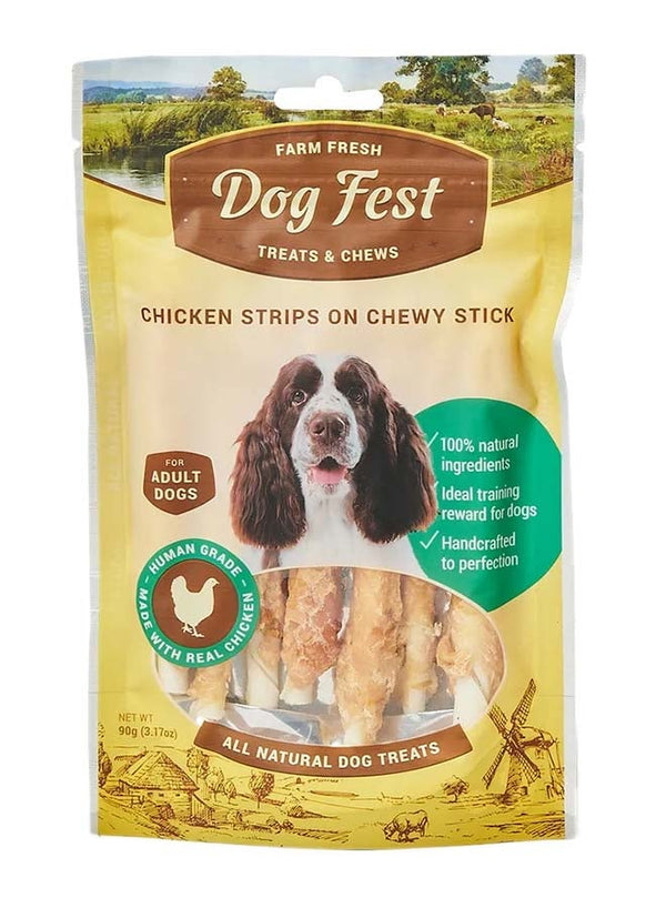 Dog Fest Chicken Strips-90g
