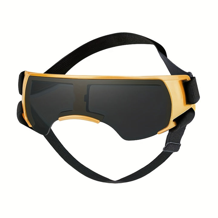 Dog Goggles for Small Breed - Golden Color-2