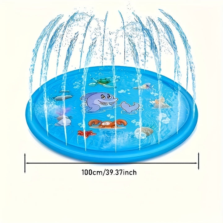 Durable Outdoor Dog Bath & Water Play Mat-2