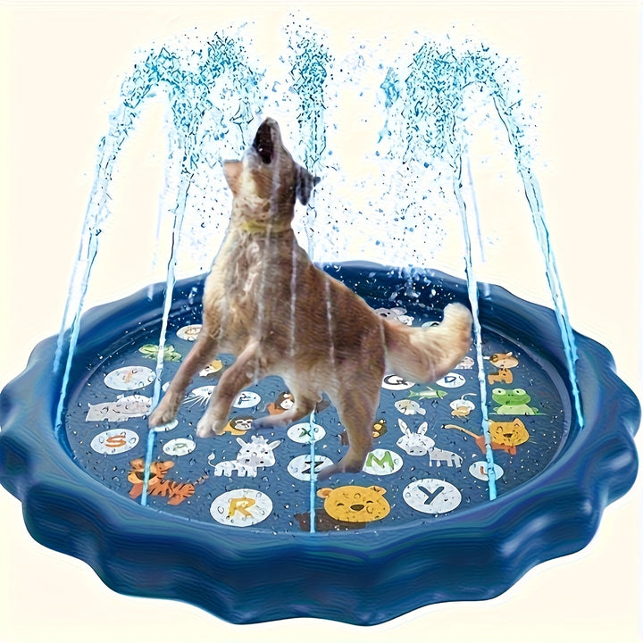 Durable Outdoor Dog Bath & Water Play Mat-3