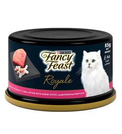 Fancy Feast Royale White meat Tuna Affair with Surimi Sticks Cat Wet Food 85G-1